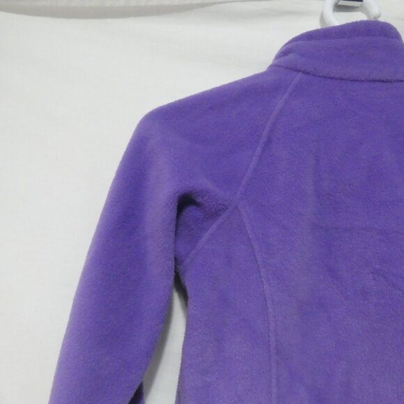 COLUMBIA SPORTSWEAR | medium (10/12) | Soft & Comfy Purple Fleece Zip-Up Jacket - Picture 10 of 15